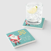 Hoop je kerst is alles wat je hebt en een zak chip stenen onderzetter (Zijkant)