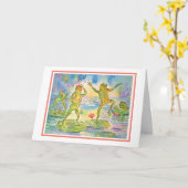 Hoop je vogelkaart kaart (Gele Bloem)