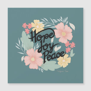Hoop, Joy, Peace Magnetic Card