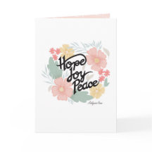 Hoop, Joy, vredes-aanmoedigingskaart