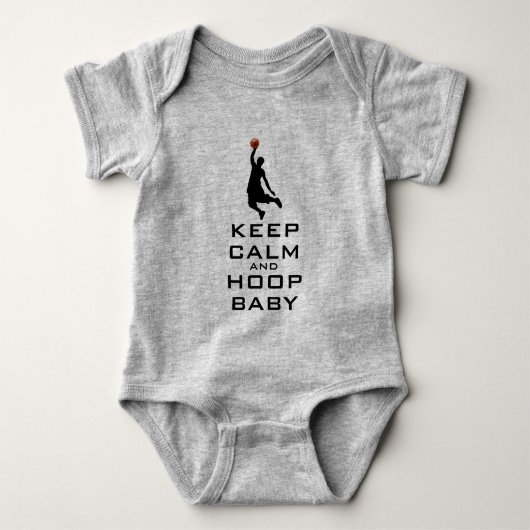 HOOP KALM EN HOOP BABY BASEKETBALL ROMPER (Voorkant)