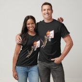 Hoop Kat Speler Grappige Basketbal Speler T-shirt (Unisex)