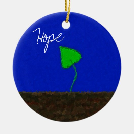 HOOP KERAMISCH ORNAMENT (Voorkant)