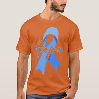 Hoop kind Abuse Prevention maand Awareness Blue R T-shirt