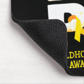 Hoop Kindertijd Kanker Bewustzijn Bloemen Muismat (Hoek)