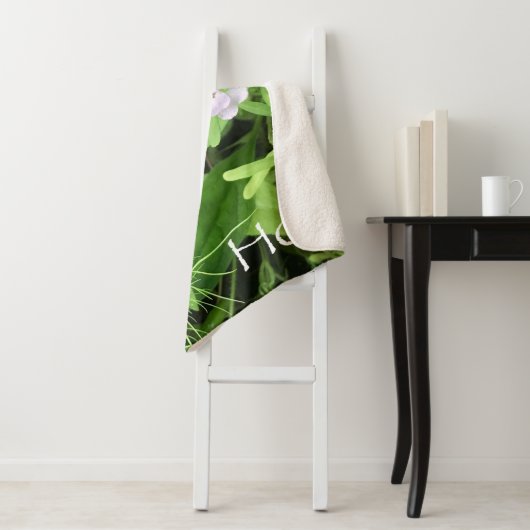 Hoop klein sherpa deken (In situ)