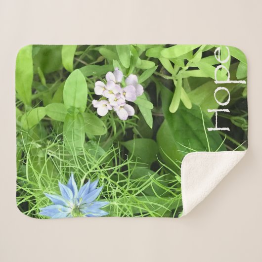 Hoop klein sherpa deken (Voorkant (horizontaal))