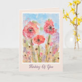 Hoop Kracht Herstel Kaart voor Kankerpatiënten (Gele Bloem)