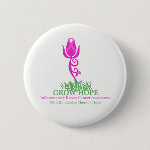 Hoop laten groeien ronde button 5,7 cm