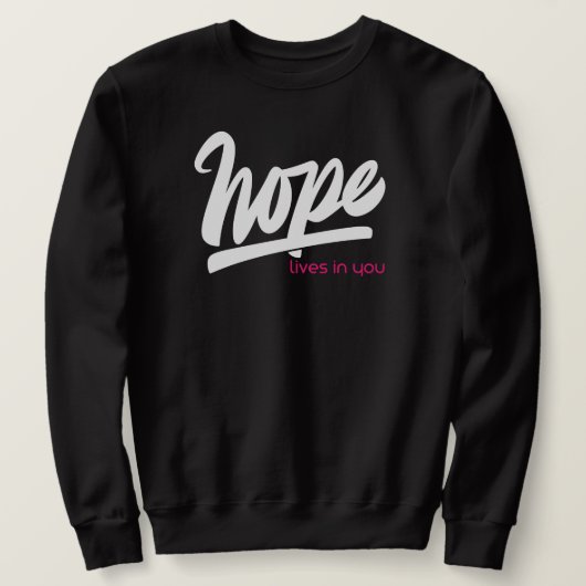 Hoop Leeft In Jou Trui (Design voorkant)