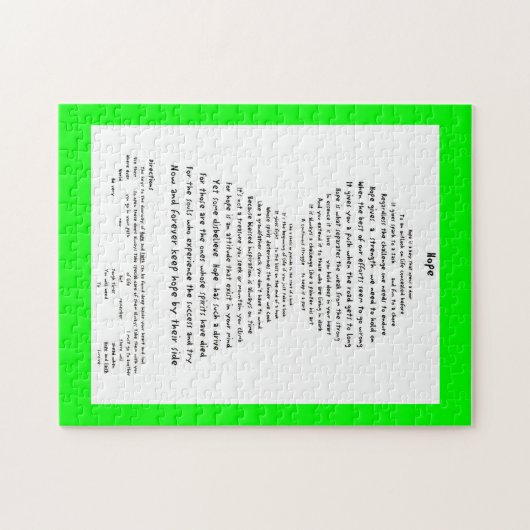 Hoop Legpuzzel (Horizontaal)