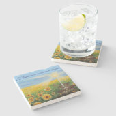 Hoop leidt mijn weg stenen onderzetter (Zijkant)