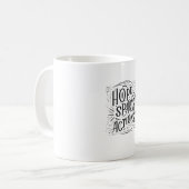 Hoop leidt tot acties koffiemok (Voorkant links)