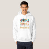 Hoop leidt tot revoluties. hoodie (Voorkant volledig)