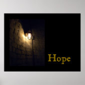 Hoop: Licht in het donkere Briefkaart Poster (Voorkant)