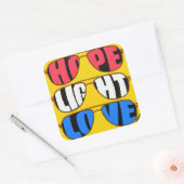 Hoop Licht Liefde Biden Sticker (Envelop)