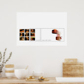 hoop: licht versus donker poster (Keuken)