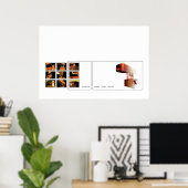 hoop: licht versus donker poster (Thuiskantoor)