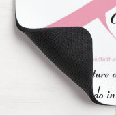 Hoop liefde en geloof mousepad muismat (Hoek)