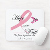 Hoop liefde en geloof mousepad muismat (Met muis)