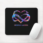 Hoop Liefde Fibromyalgie Bewustzijn 2 Muismat (Met muis)