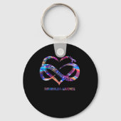Hoop Liefde Fibromyalgie Bewustzijn 2 Sleutelhanger (Voorkant)