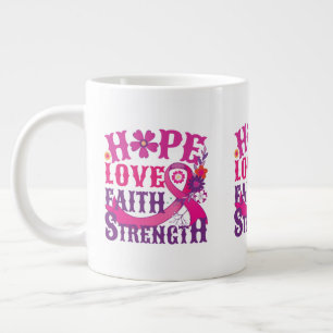 Hoop-Liefde-Geloof-Sterkte Grote Koffiekop