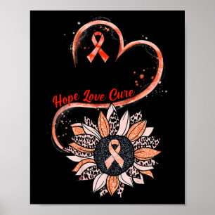 Hoop Liefde Genezing Vechtster Zonnebloem Rsd Crps Poster