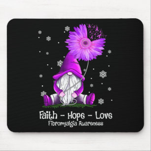 Hoop Liefde Gnome Zonnebloem Fibromyalgie Bewustzi Muismat