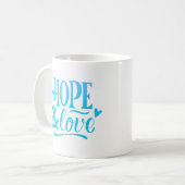 HOOP & LIEFDE KOFFIEMOK (Voorkant links)