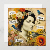 Hoop, Liefde, Schoonheid, Droom  Dame (Voorkant / Achterkant)