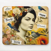 Hoop, Liefde, Schoonheid, Droom  Dame Muismat (Voorkant)