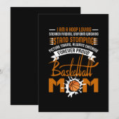 Hoop liefhebbend zoekmachine Uniform Basketball Ma Feestdagenkaart (Voorkant / Achterkant)