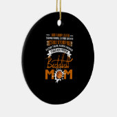 Hoop liefhebbend zoekmachine Uniform Basketball Ma Keramisch Ornament (Rechts)