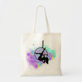 Hoop Lyra Dancer Aerislist pose in silhouette Tote Bag (Voorkant)