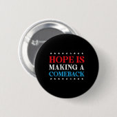 Hoop maakt comeback 2024 Kamala Ronde Button 5,7 Cm (Voorkant /achterkant)