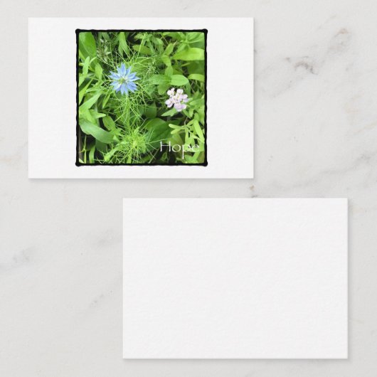 Hoop machtig visitekaartje (Voorkant / Achterkant)