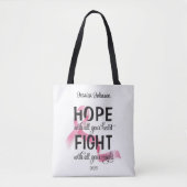 Hoop met heel je hart tote bag (Voorkant)