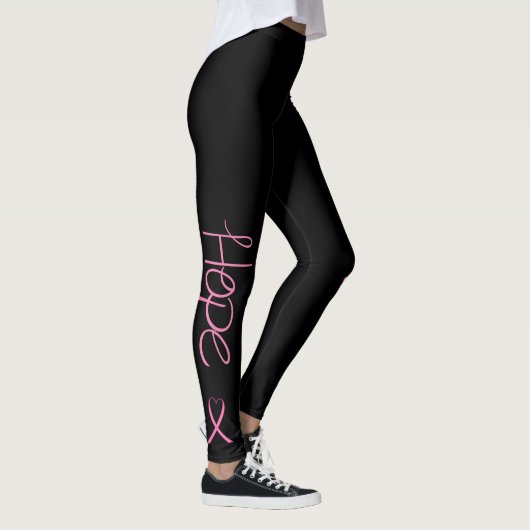 Hoop met roze Leggings voor koolstofbewustzijn (Rechts)