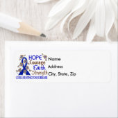 Hoop Moed Geloof Sterkte 3 Ziekte van Huntington Etiket (Insitu)