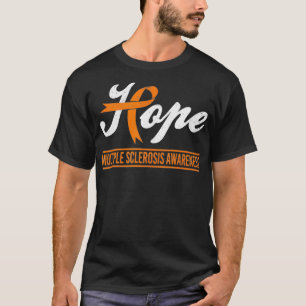 Hoop multiple sclerose MS Awareness Month Oranje T-shirt
