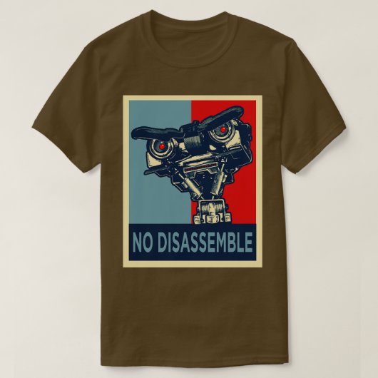 Hoop niet demonteren t-shirt (Design voorkant)