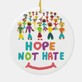 Hoop niet te haten keramisch ornament (Achterkant)