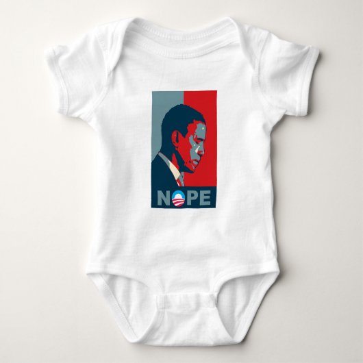 Hoop? NIEUW! Hou de verandering, Barack! Romper (Voorkant)