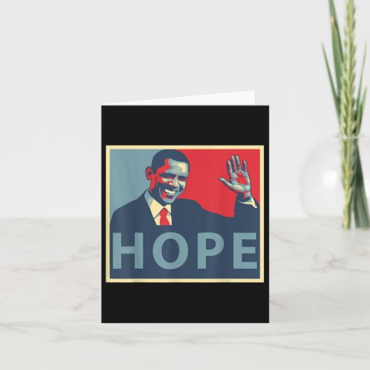 Hoop Obama 44 President Kaart (Voorkant)