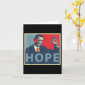 Hoop Obama 44 President Kaart (Gele Bloem)
