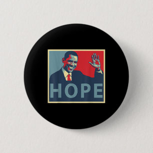 Hoop Obama 44 President Ronde Button 5,7 Cm