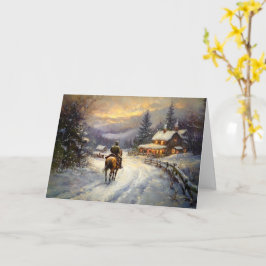 Hoop om thuis te zijn voor Kerstmis Kaart