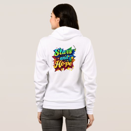 Hoop onder de sterren hoodie (Achterkant volledig)