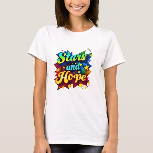 Hoop onder de sterren t-shirt (Voorkant)